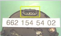ГЕНЕРАТОР ВОССТАНОВЛЕННЫЙ MUSSO 2.3/2.9 75A 4PIN (ОВАЛЬНАЯ ФИШКА) (МУФТА)