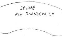 КОЛОДКИ ТОРМОЗНЫЕ ПЕРЕДНИЕ GRANDEUR TG