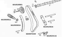 УСПОКОИТЕЛЬ ЦЕПИ НИЖНИЙ OM662/OM661