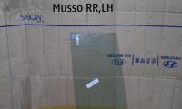 СТЕКЛО ЗАДНЕЙ ЛЕВОЙ ДВЕРИ НЕПОДВИЖНОЕ MUSSO 45.5x24