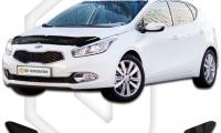 Дефлектор капота (Classic черный) Kia Ceed 2012--